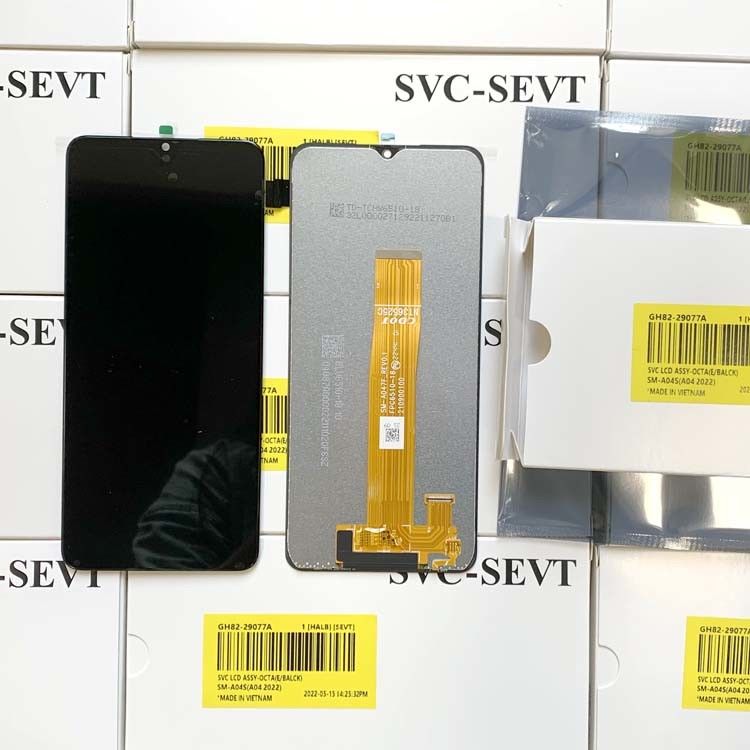 Telefono all'ingrosso schermo di alta qualità per  A04S 100% Service Pack originale LCD  A047 Mobile Display Pantalla