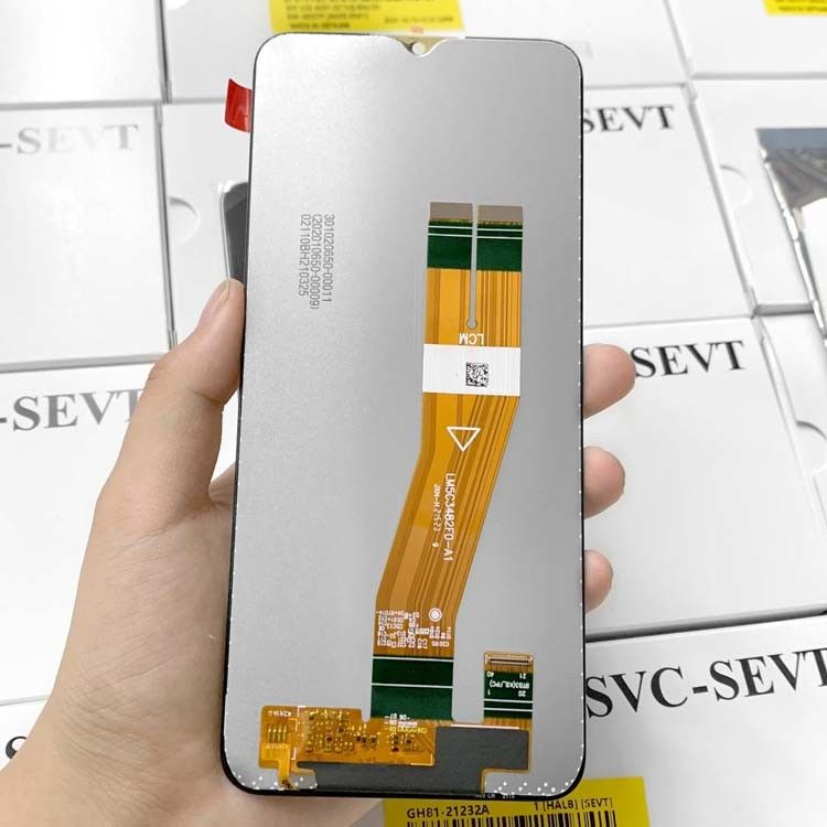 100% schermo LCD mobile originale per  A03S Service Pack LCDS  A037 Telefono di alta qualità Pantalla