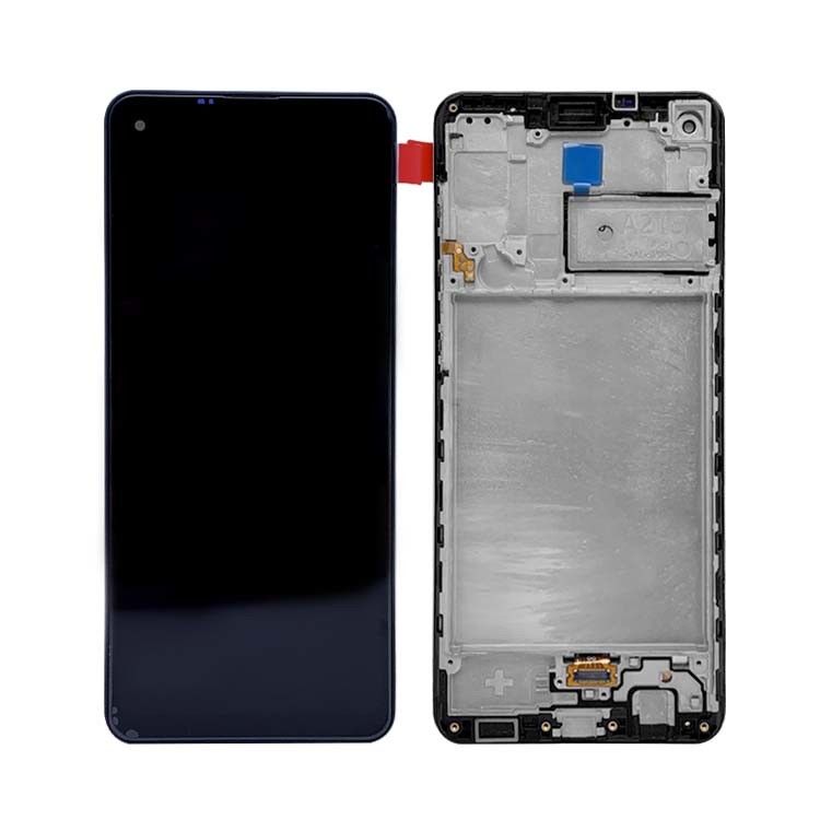 A21S LCD LCD con telaio per  A21S Nuovo pacchetto di servizio originale LCDS  A217 Telefono cellulare Pantalla