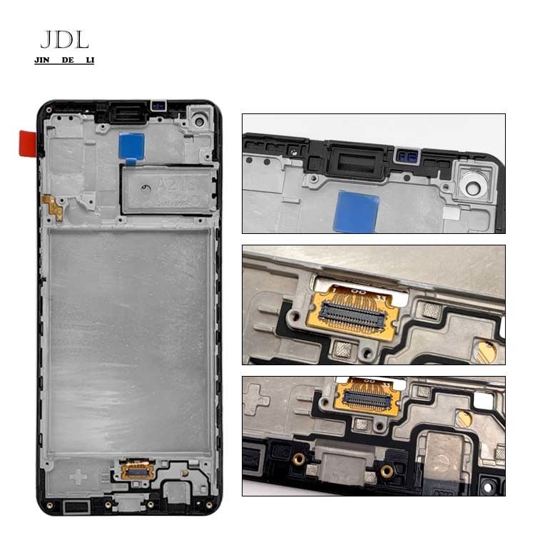A21S LCD LCD con telaio per  A21S Nuovo pacchetto di servizio originale LCDS  A217 Telefono cellulare Pantalla