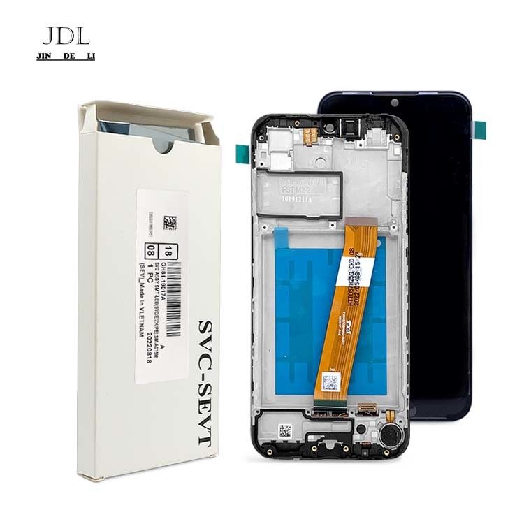 Display LCD con telaio LCD con telaio per  A01 Wholesale Service Pack LCDS  A105 Original Phone Pantalla