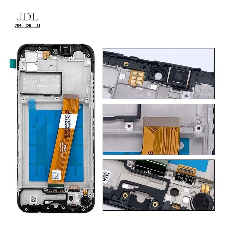 Display LCD con telaio LCD con telaio per  A01 Wholesale Service Pack LCDS  A105 Original Phone Pantalla