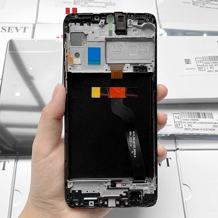 M10 LCD con telaio per  M10 Telefono cellulare touch screen display  M105 Original Service Pack LCDS Pantalla
