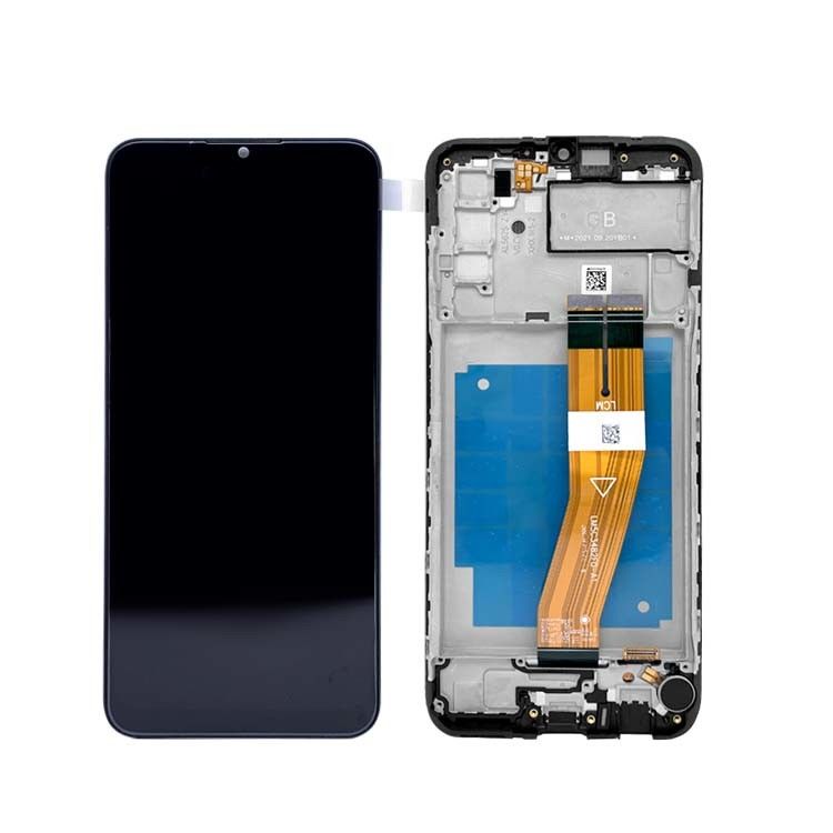 Original A03S Service Pack LCD con telaio per  a03s Display per cellulari  A037 Pantalla di alta qualità