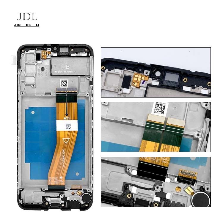 Original A03S Service Pack LCD con telaio per  a03s Display per cellulari  A037 Pantalla di alta qualità