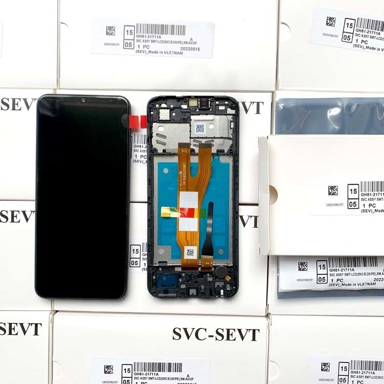 Display LCD con cornice per  a03 Core Original Service Pack LCDS  A032 Mobile Pantalla
