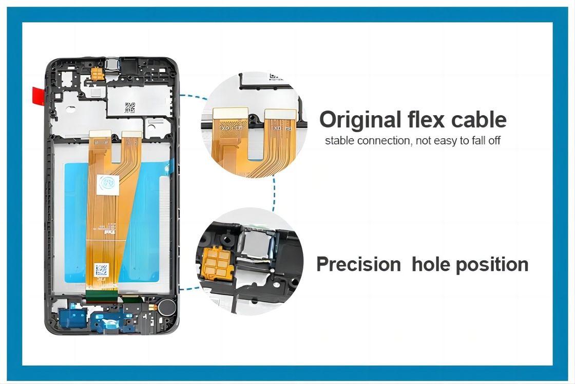 A045 schermo LCD con telaio per  a045 telefono cellulare touch Pantalla  A04 Original Service Pack LCDS