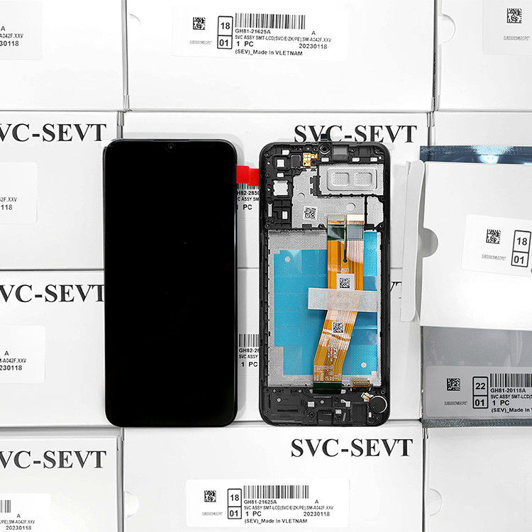 A04E lcd con telaio per  a04e Nuovo pacchetto di servizio originale LCDS Display  A04E Telefono cellulare Screen Pantalla