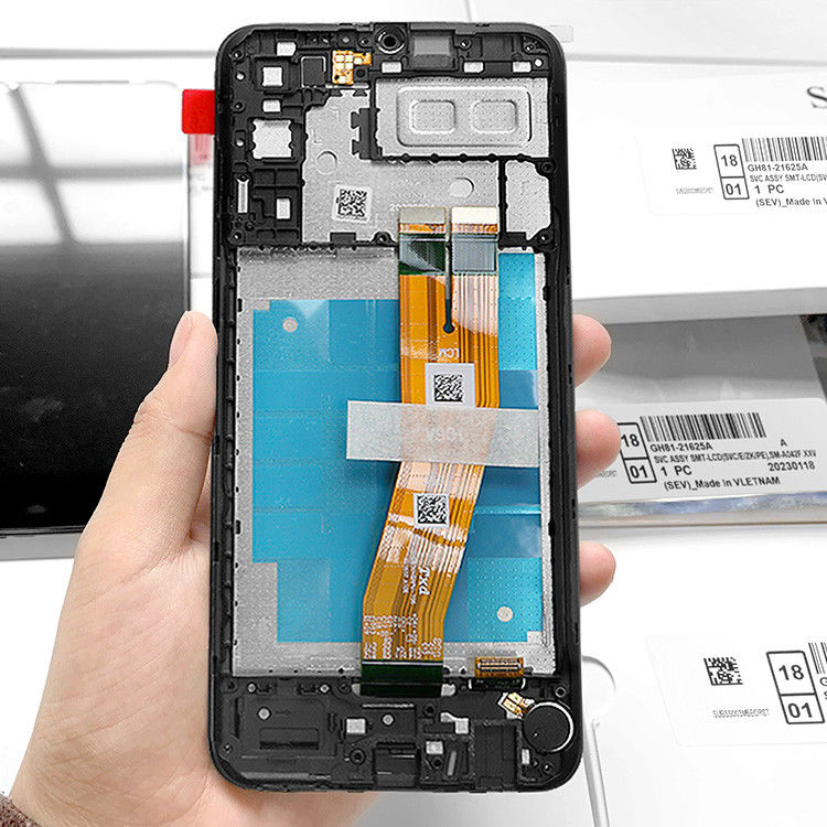 A04E lcd con telaio per  a04e Nuovo pacchetto di servizio originale LCDS Display  A04E Telefono cellulare Screen Pantalla