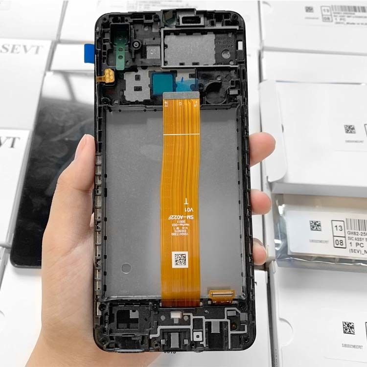 Professional di alta qualità pacchetto di servizio originale LCD A022 Core telefono cellulare LCD mobile display LCD per  A01 Core