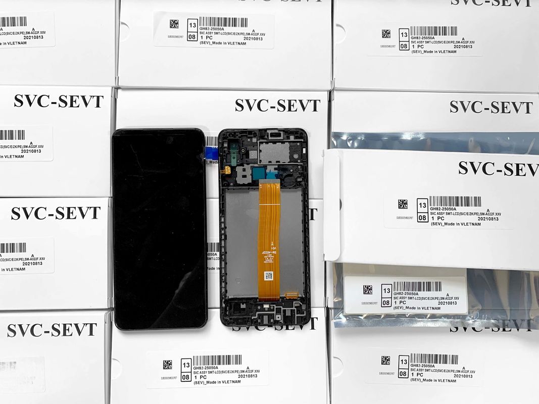 Professional di alta qualità pacchetto di servizio originale LCD A022 Core telefono cellulare LCD mobile display LCD per  A01 Core
