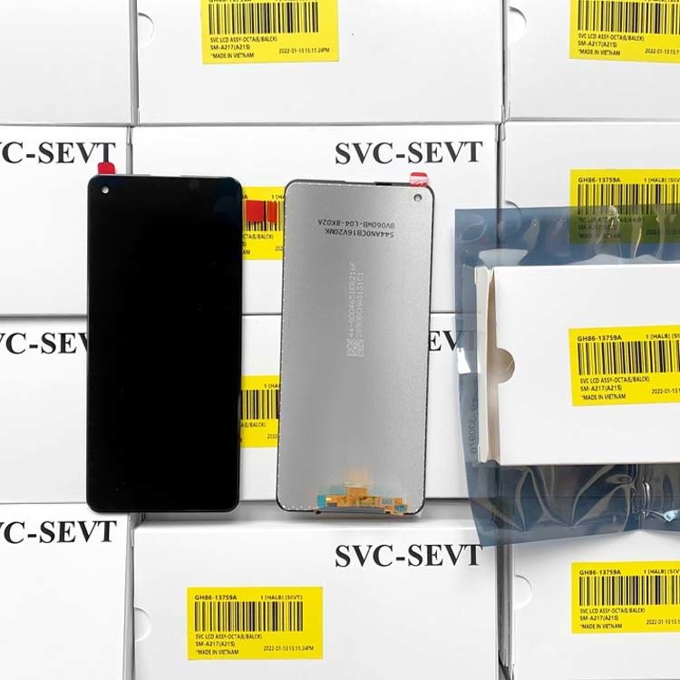 Tipo di articolo Original Service Pack LCD senza telaio per  A21s SM-A217 Touch Screen
