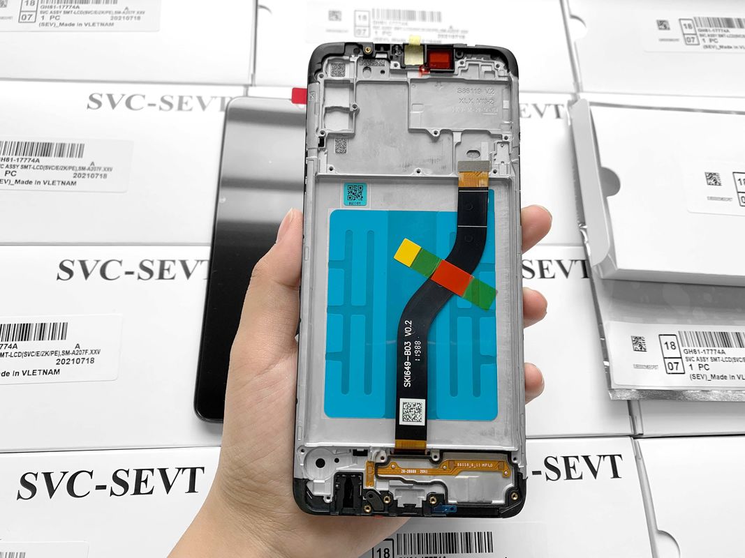 Imballaggio Servizio sacchetto antistatico Imballaggio scatola di schiuma Cartone per  A207 LCD SCREEN LCD