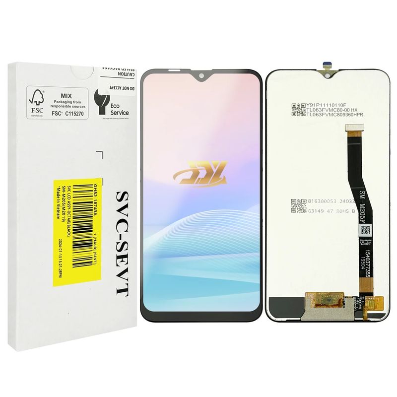 LCD di sostituzione originale 100% testato rigorosamente LCD M20 LCD Display Touch Screen Screen del telefono cellulare