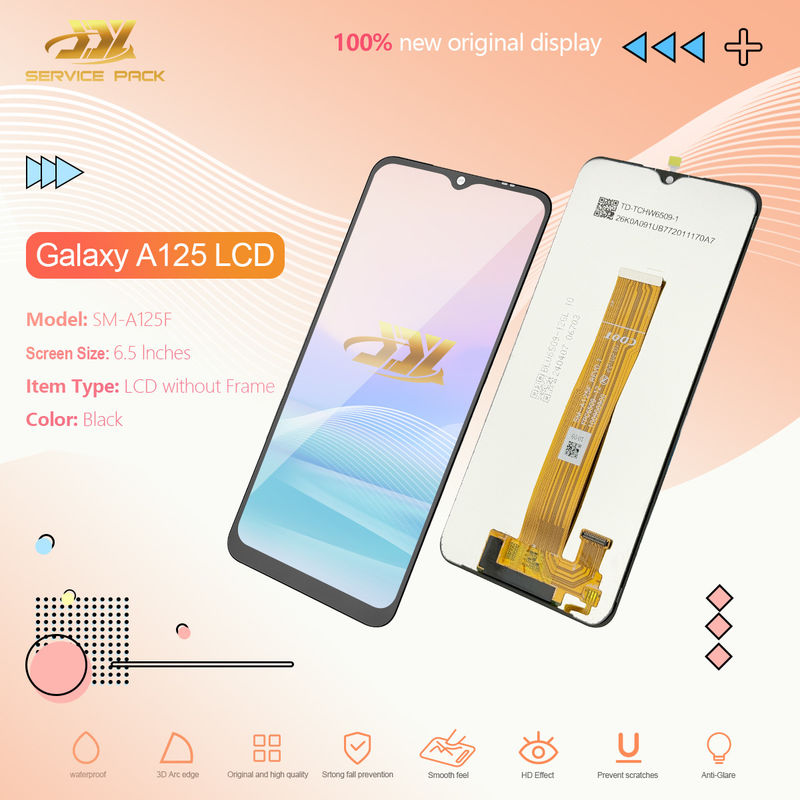 A125 LCD lcd per  A12 Mobile Phone Screen Display  A125 Wholesale Original Service Pack LCDS Pantalla