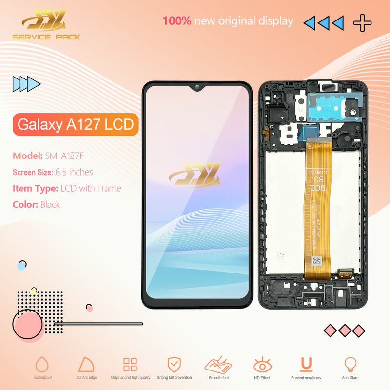 A127 lcd con telaio Per  a127 Nuovo pacchetto di servizio originale Mobile Screen Display  A12 Nacho Touch Pantalla